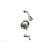 Phylrich 161-27/014 Henri Lever Handle Pressure Balance Tub and Shower Set with Round Trim in Polished Nickel