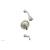 Phylrich 161-28/15B Henri Marble Lever Handle Pressure Balance Tub and Shower Set with Round Trim in Brushed Nickel
