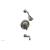 Phylrich 161-28/15A Henri Marble Lever Handle Pressure Balance Tub and Shower Set with Round Trim in Pewter