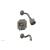 Phylrich 162-26/15A Marvelle Cross Handle Pressure Balance Tub and Shower Set in Pewter