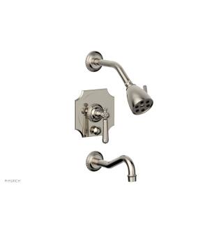 Phylrich 162-27/014 Marvelle Lever Handle Pressure Balance Tub and Shower Set in Polished Nickel