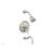 Phylrich 208-26/15B Coined Lever Handle Pressure Balance Tub and Shower Set in Brushed Nickel