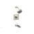 Phylrich 290-26/015 Mix Blade Handle Pressure Balance Tub and Shower Set in Satin Nickel