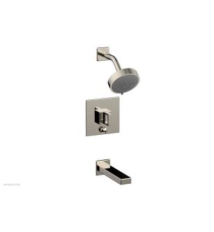 Phylrich 290-28/014 Mix Ring Handle Pressure Balance Tub and Shower Set in Polished Nickel