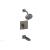 Phylrich 290-29/15A Mix Cube Handle Pressure Balance Tub and Shower Set in Pewter