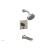 Phylrich 291-29/014 Stria Cube Handle Pressure Balance Tub and Shower Set in Polished Nickel