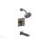 Phylrich 291-29/15A Stria Cube Handle Pressure Balance Tub and Shower Set in Pewter