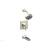 Phylrich 290-27/015 Mix Lever Handle Pressure Balance Tub and Shower Set in Satin Nickel