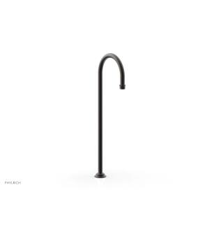 Phylrich 164-52/10B Maison 10 1/2" Traditional Floor Mount Tub Spout Only in Distressed Bronze/Oil Rubbed Bronze