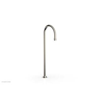 Phylrich 161-52/014 Henri 10 1/2" Traditional Floor Mount Tub Spout Only in Polished Nickel