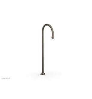 Phylrich 161-52/15A Henri 10 1/2" Traditional Floor Mount Tub Spout Only in Pewter