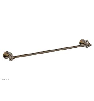 Phylrich 164-72/047 Maison 30 3/8" Wall Mount Towel Bar in Brass/Antique Brass