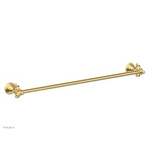 Phylrich 164-72/24B Maison 30 3/8" Wall Mount Towel Bar in Burnished Gold