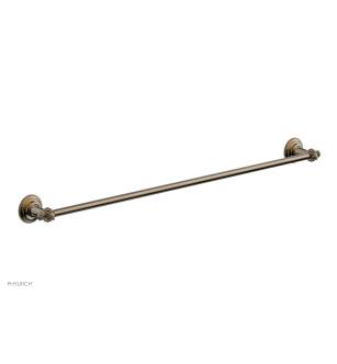 Phylrich 162-72/047 Marvelle 30 3/4" Wall Mount Towel Bar in Brass/Antique Brass
