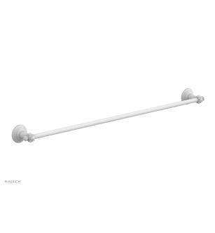 Phylrich 162-72/050 Marvelle 30 3/4" Wall Mount Towel Bar in White