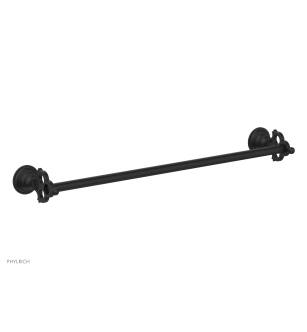 Phylrich 164-71/040 Maison 24 3/8" Wall Mount Towel Bar in Black