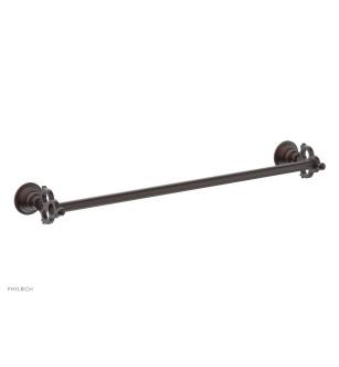Phylrich 164-71/05W Maison 24 3/8" Wall Mount Towel Bar in Copper/Antique Copper