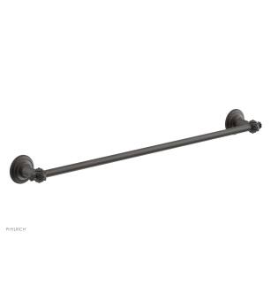 Phylrich 162-71/10B Marvelle 24 3/4" Wall Mount Towel Bar in Distressed Bronze/Oil Rubbed Bronze