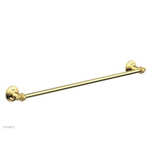 Phylrich 162-71/025 Marvelle 24 3/4" Wall Mount Towel Bar in Polished Gold