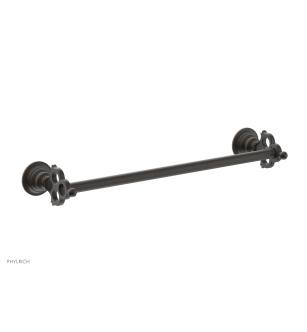 Phylrich 164-70/10B Maison 18 3/8" Wall Mount Towel Bar in Distressed Bronze/Oil Rubbed Bronze