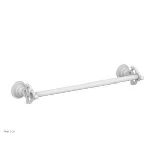 Phylrich 164-70/050 Maison 18 3/8" Wall Mount Towel Bar in White
