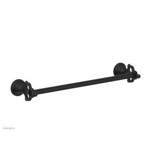 Phylrich 164-70/040 Maison 18 3/8" Wall Mount Towel Bar in Black