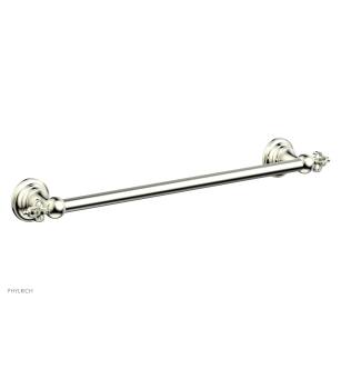 Phylrich 163-70/015 Couronne 22 1/8" Wall Mount Towel Bar in Satin Nickel