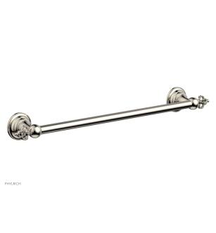 Phylrich 163-70/014 Couronne 22 1/8" Wall Mount Towel Bar in Polished Nickel