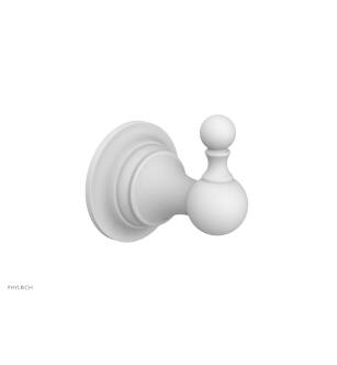 Phylrich 164-76/050 Maison 2 1/2" Wall Mount Single Robe Hook in White