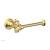 Phylrich 164-74/24B Maison 6 5/8" Wall Mount Single Post Toilet Paper Holder in Burnished Gold