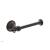 Phylrich 163-74/10B Couronne 6 5/8" Wall Mount Single Post Toilet Paper Holder in Distressed Bronze/Oil Rubbed Bronze