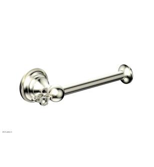 Phylrich 163-74/015 Couronne 6 5/8" Wall Mount Single Post Toilet Paper Holder in Satin Nickel