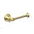Phylrich 163-74/024 Couronne 6 5/8" Wall Mount Single Post Toilet Paper Holder in Satin Gold