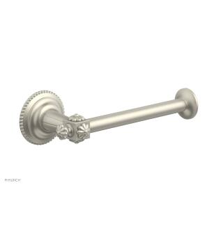 Phylrich 162-74/15B Marvelle 6 5/8" Wall Mount Single Post Toilet Paper Holder in Brushed Nickel