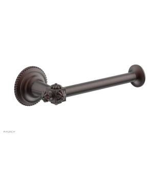 Phylrich 162-74/05W Marvelle 6 5/8" Wall Mount Single Post Toilet Paper Holder in Copper/Antique Copper
