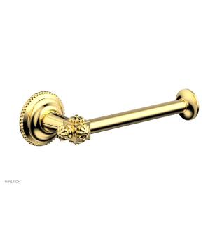 Phylrich 162-74/025 Marvelle 6 5/8" Wall Mount Single Post Toilet Paper Holder in Polished Gold