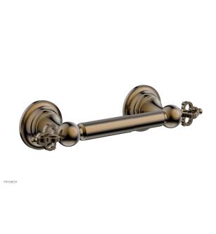 Phylrich 163-73/047 Couronne 6 1/2" Wall Mount Toilet Paper Holder in Brass/Antique Brass