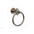 Phylrich 164-75/047 Maison 6" Wall Mount Towel Ring in Brass/Antique Brass