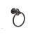 Phylrich 164-75/10B Maison 6" Wall Mount Towel Ring in Distressed Bronze/Oil Rubbed Bronze