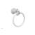 Phylrich 164-75/050 Maison 6" Wall Mount Towel Ring in White