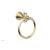 Phylrich 164-75/025 Maison 6" Wall Mount Towel Ring in Polished Gold