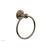 Phylrich 163-75/047 Couronne 6" Wall Mount Towel Ring in Brass/Antique Brass