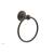 Phylrich 163-75/10B Couronne 6" Wall Mount Towel Ring in Distressed Bronze/Oil Rubbed Bronze