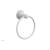 Phylrich 163-75/050 Couronne 6" Wall Mount Towel Ring in White