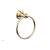 Phylrich 163-75/004 Couronne 6" Wall Mount Towel Ring in Satin Brass
