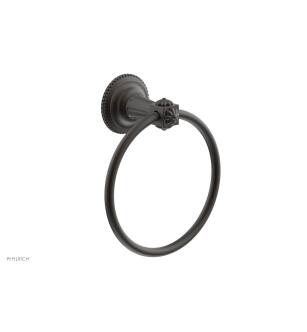 Phylrich 162-75/10B Marvelle 6" Wall Mount Towel Ring in Distressed Bronze/Oil Rubbed Bronze