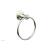 Phylrich 162-75/015 Marvelle 6" Wall Mount Towel Ring in Satin Nickel