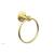 Phylrich 162-75/24B Marvelle 6" Wall Mount Towel Ring in Burnished Gold