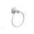 Phylrich 162-75/050 Marvelle 6" Wall Mount Towel Ring in White