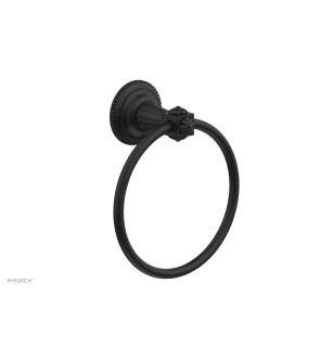 Phylrich 162-75/040 Marvelle 6" Wall Mount Towel Ring in Black